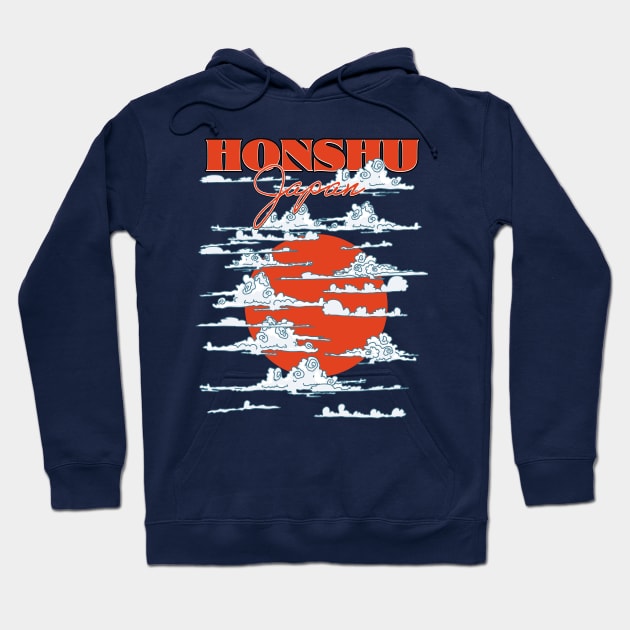 Honshu Japan Hoodie by nickemporium1